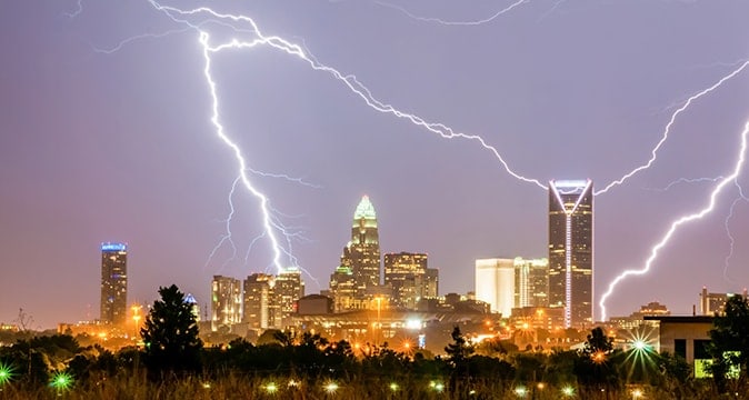 Charlotte skyline