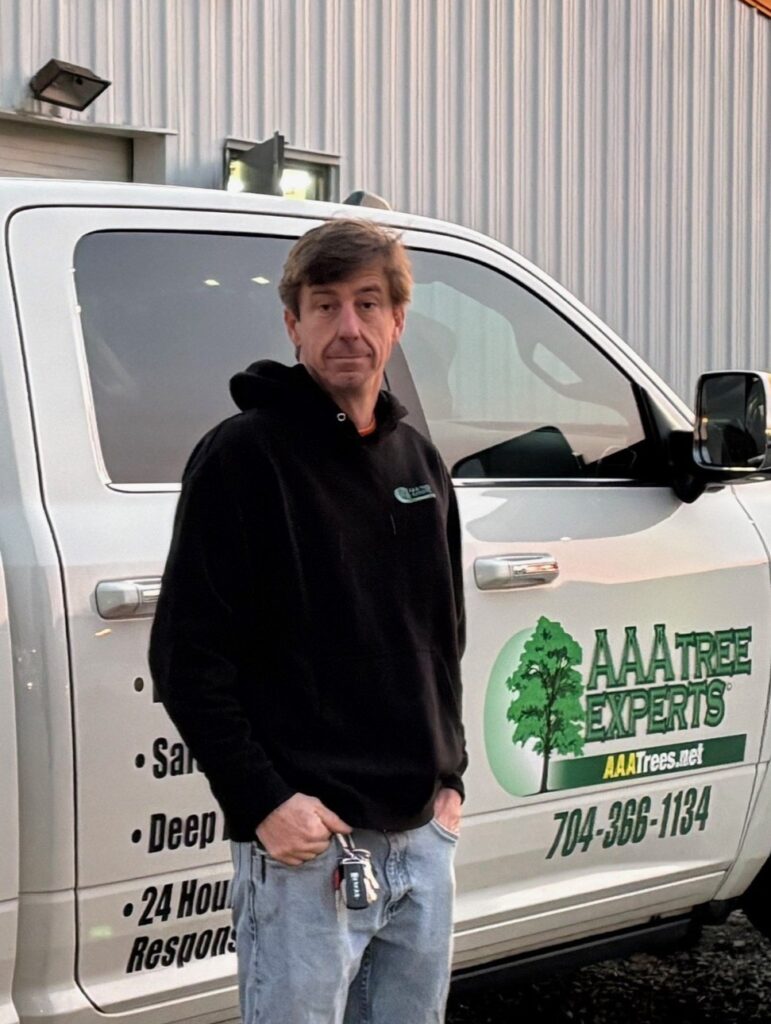 De Nourse business owner representing AAA Tree Experts tree service